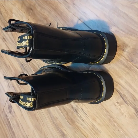 Dr. Martens Black Combat Boots - Picture 4 of 4